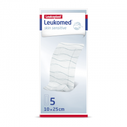 Leukoplast Leukomed Peau Sensible 10 cm x 25 cm 5 unités
