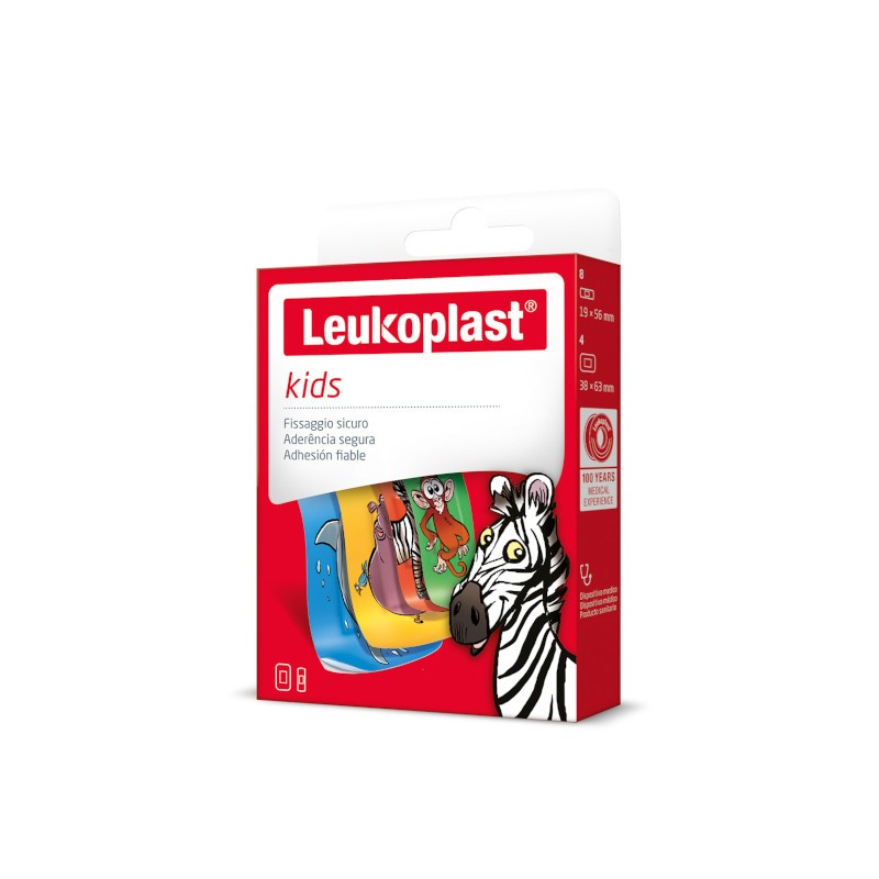 Leukoplast Kids Zoo 12 unità assortite