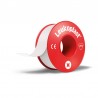 Leukoplast weiß mit Ring 2,5 cm x 5 m