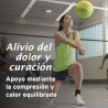 Tornozeleira Elástica Actimove com Alça Estabilizadora Ajustável Cor Preto Tamanho L