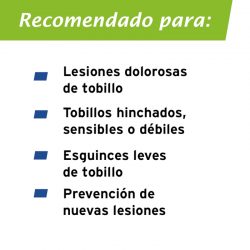 Tornozeleira Elástica Actimove com Alça Estabilizadora Ajustável Cor Preto Tamanho L