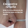 Actimove Bracelet de cheville élastique avec sangle de stabilisation réglable Couleur Noir Taille L