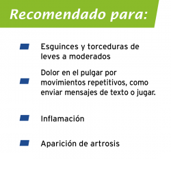 Actimove Stabilisateur de Pouce avec Attelles Noir Taille L/XL