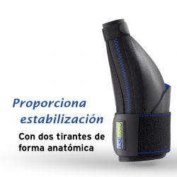 Estabilizador de polegar Actimove com talas preto tamanho L/XL