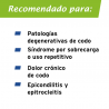 Cotoveleira Elástica Actimove com Almofada e Faixa Cor Bege Tamanho L
