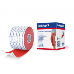 Actimove Leukotapek Couleur Rouge 5cm X 5m