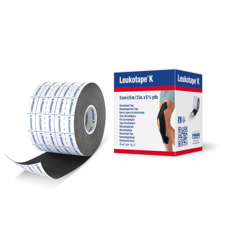 Actimove Leukotapek Colore Nero 5 cm X 5 m