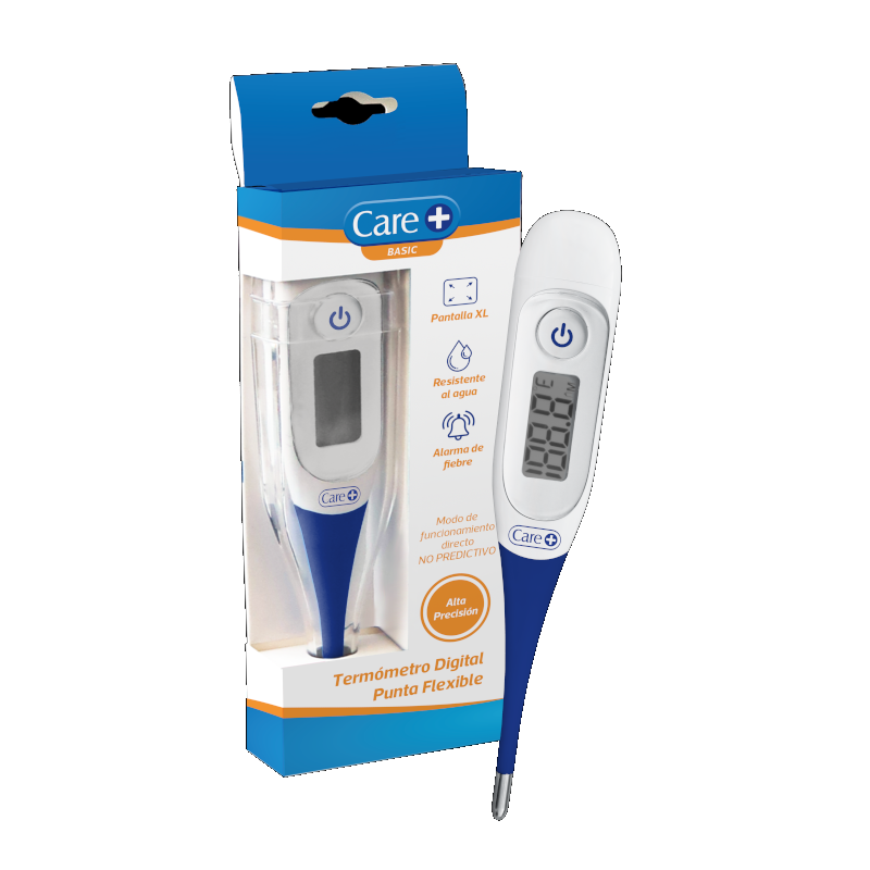 CARE+ Thermometer mit flexibler Spitze