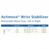 Stabilizzatore da polso ACM con stecca metallica ambidestro taglia L