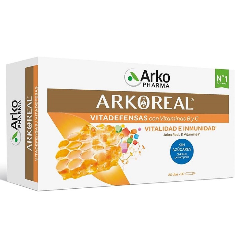 ARKOREAL Geléia Real Vitadefensas Sem Açúcar 1000mg ARKOREAL Geléia Real Vitadefensas Sem Açúcar 1000mg