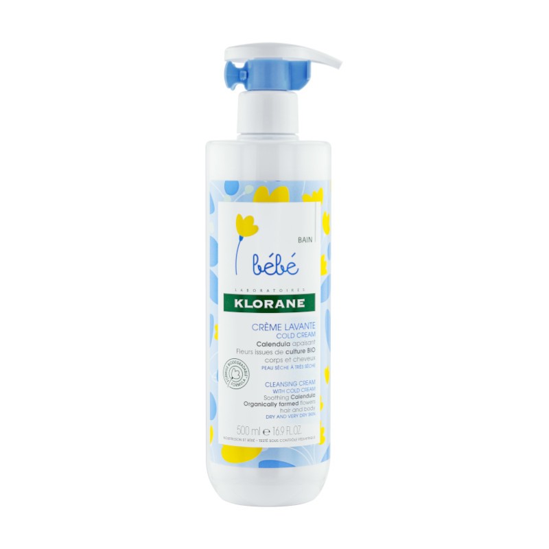 KLORANE BABY Creme de Limpeza Creme Frio 500ml