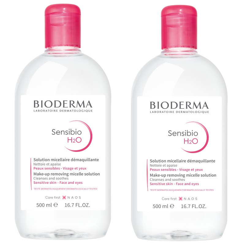 BIODERMA Sensibio H2O Eau Micellaire 2x500 ml BIODERMA Sensibio H2O Eau Micellaire 2x500 ml