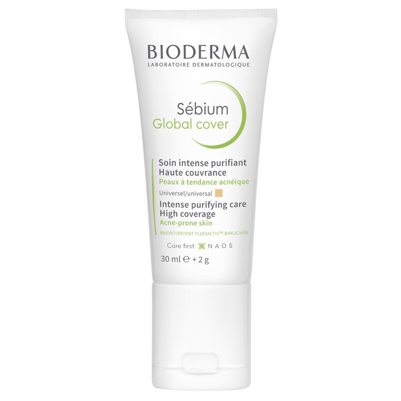BIODERMA Sébium Global Cover Reinigungscreme Universal Tone 30ml BIODERMA Sébium Global Cover Reinigungscreme Universal Tone 30ml