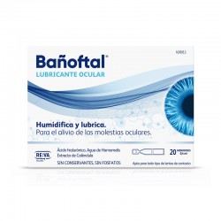 BANOFTAL Gotas Oftálmicas Lubrificantes para Olhos 20x0,4ml