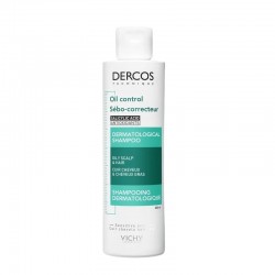 VICHY Dercos Shampoing Séborégulateur Cheveux Gras 200 ml