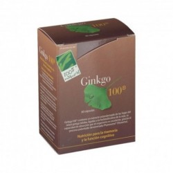 100% Natural Ginkgo 100 60 Capsulas