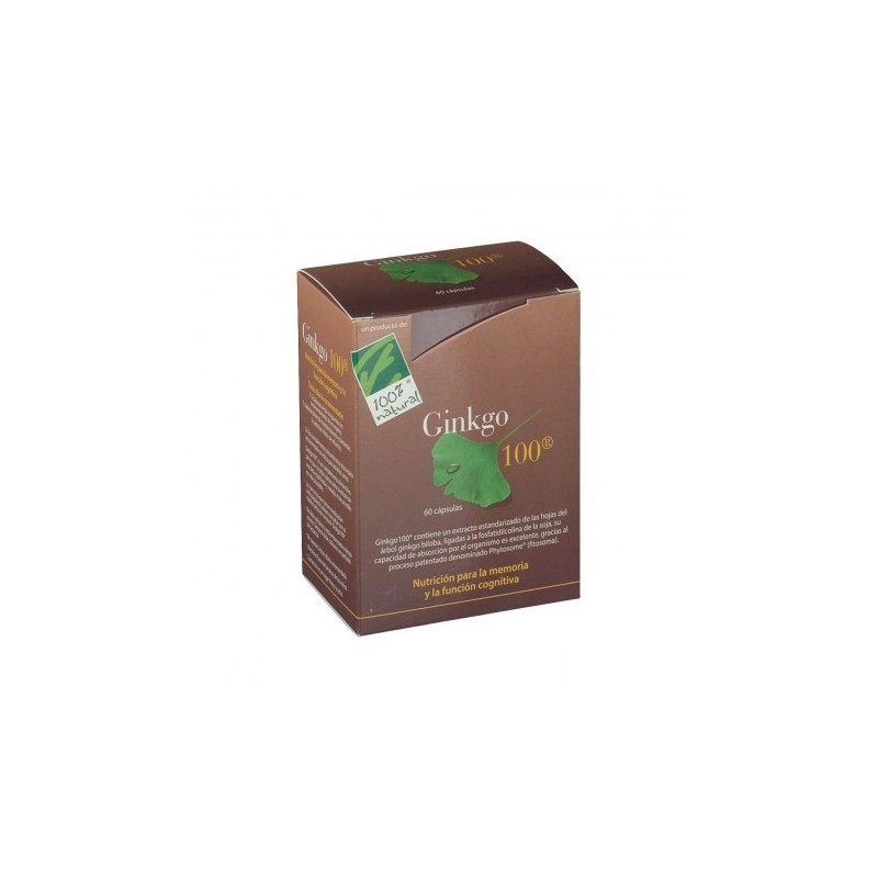 100% natürlicher Ginkgo 100 60 Kapseln