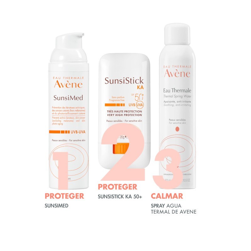 AVÈNE Protector Solar SunsiStick KA SPF50+【DUPLO】 2x20g