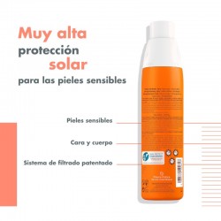 AVÈNE Protector Solar en Spray SPF50+ (200ml) + Agua Termal 50ml REGALO