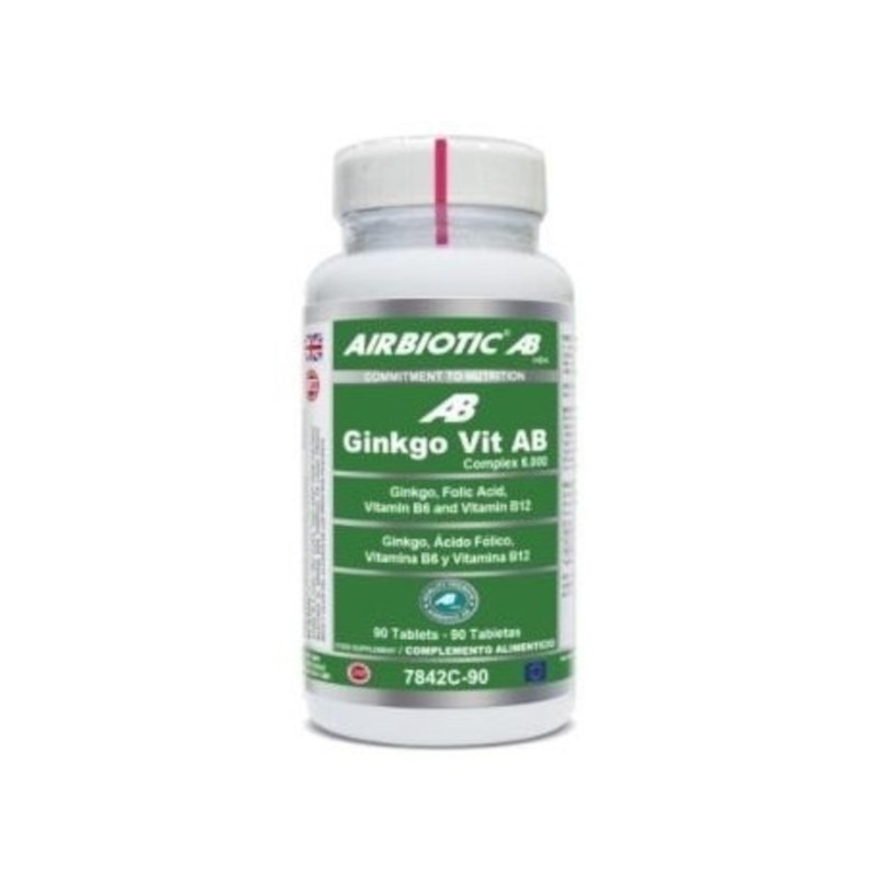 Airbiotic Ginkgo-Vit AB Complex 90 Tablets Airbiotic Ginkgo-Vit AB Complex 90 Tablets