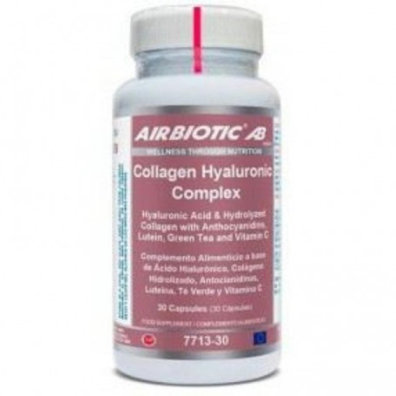 Complexo Hialurônico de Colágeno Airbiotic 60 Cápsulas Complexo Hialurônico de Colágeno Airbiotic 60 Cápsulas