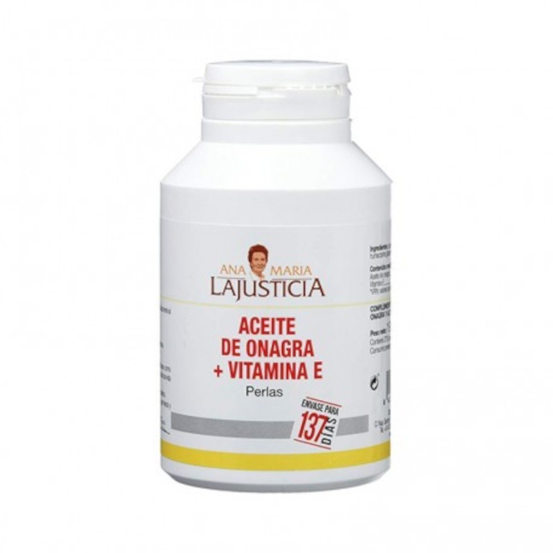 Ana María Lajusticia Huile d'onagre + Vitamine E 275 Perles