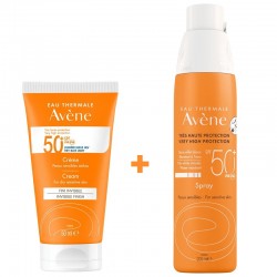 AVÈNE Sun Cream SPF 50+ (50ml) + Sunscreen Spray SPF50+ (200ml)