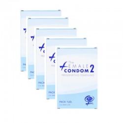 Preservativo femminile in nitrile TFC 5 unità