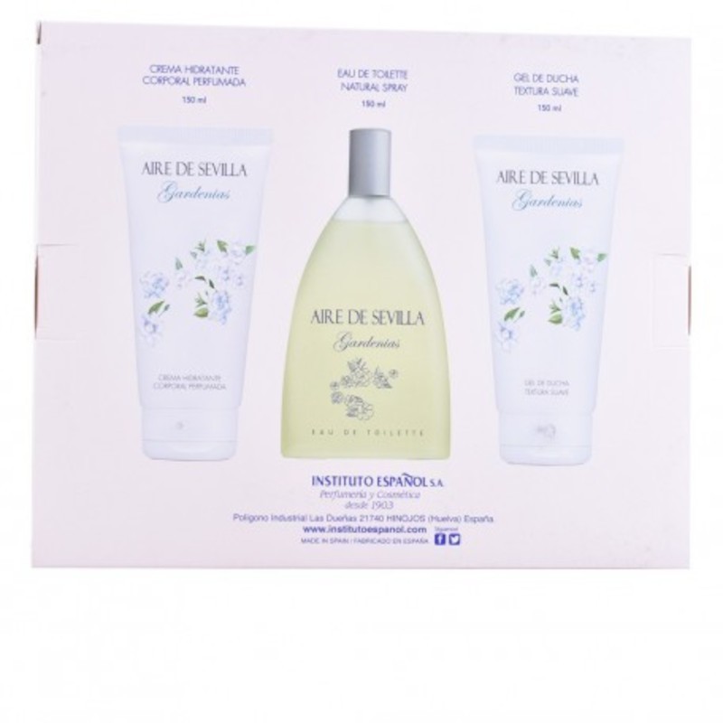 Aire Sevilla Gardenia Body Moisturizing Set 150 ml + EDT 150 ml + Shower Gel 150 ml