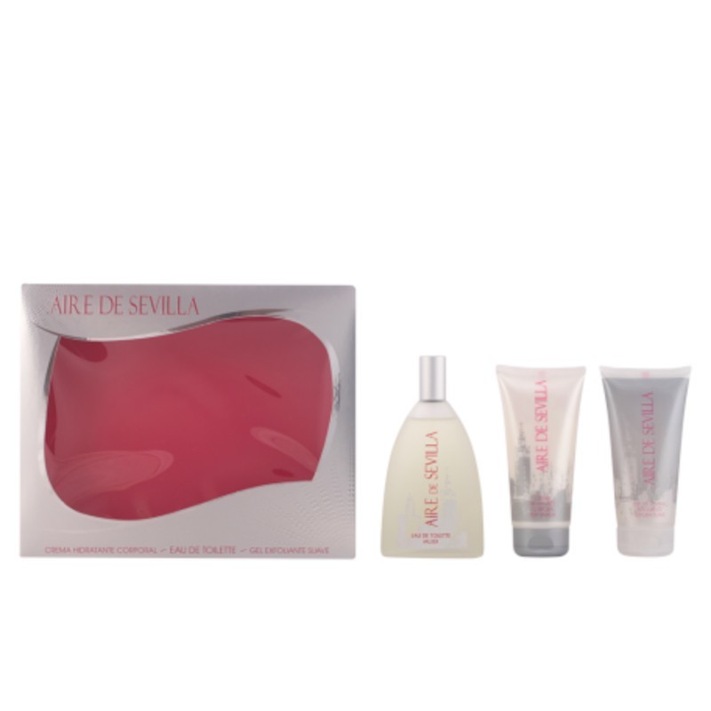 Aire Sevilla Body Moisturizing Set 150 ml + EDT 150 ml + Exfoliating Shower Gel 150 ml