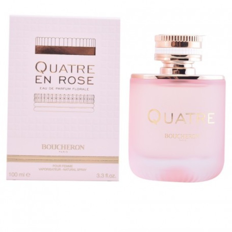 Boucheron Quatre En Rose Florale EDP Perfume de Mujer Vaporizador 100 ml