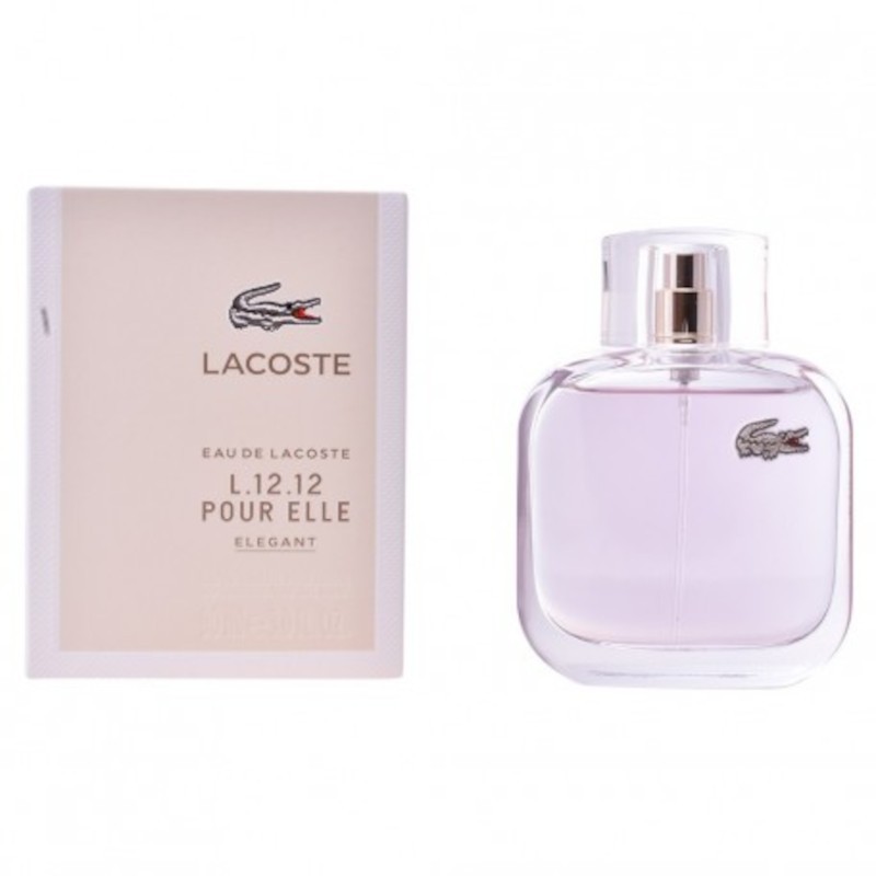 Lacoste L.12.12 Elegant Eau De Toilette Women's Perfume Spray 90 ml