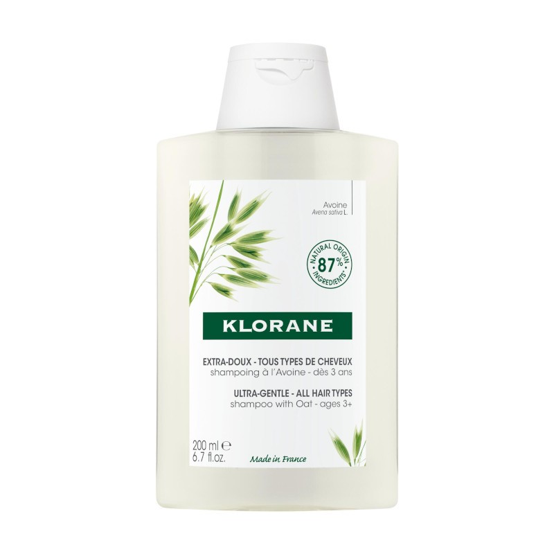 Klorane Shampoing Extra Doux au Lait d'Avoine 200 ml Klorane Shampoing Extra Doux au Lait d'Avoine 200 ml
