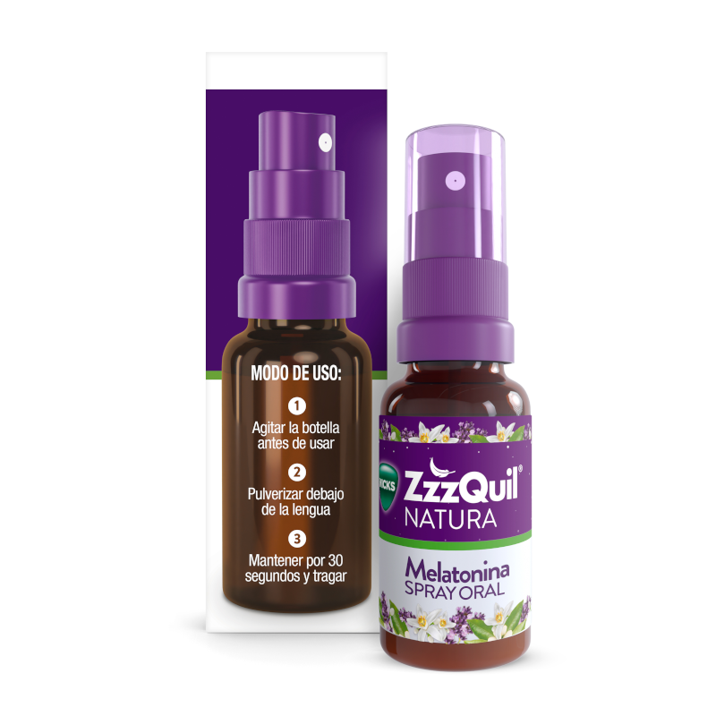 ZzzQuil Natura Melatonina Spray Oral 30ml ZzzQuil Natura Melatonina Spray Oral 30ml