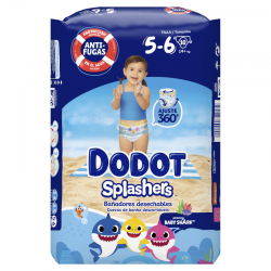 Dodot Splashers Size 5-6, 10 Baby Diapers Swimsuits