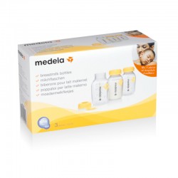 Biberons Medela 150 ml sans BPA Pack 3 unités