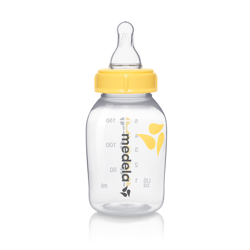 Medela Tétine au lait maternel à débit lent sans BPA avec biberon de 150 ml Medela Tétine au lait maternel à débit lent sans BPA avec biberon de 150 ml