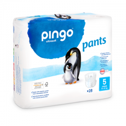 Pingo Ecological Diapers-Panties Size 5 28 units