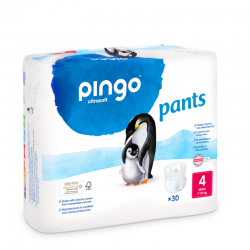 Pingo Organic Diapers-Panties Size 4 30 units