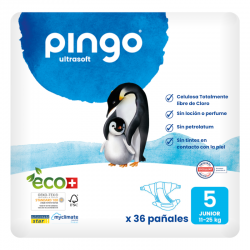 Pingo Ecological Diapers Size 5 Junior 36 units