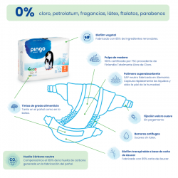 Pingo Ecological Diapers Size 3 Midi 44 units