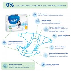 Pingo Couches Écologiques Taille 2 Mini 42 unités