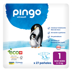 Pingo Couches Écologiques New Born Taille 1 27 unités