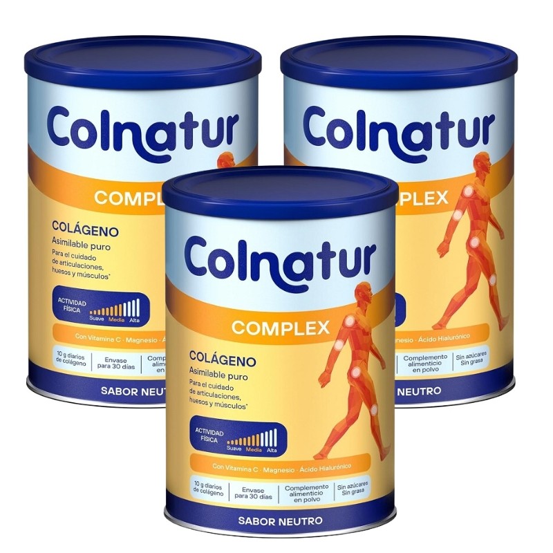 COLNATUR Complexo Colágeno Neutro Solúvel TRIPLO 3x330g