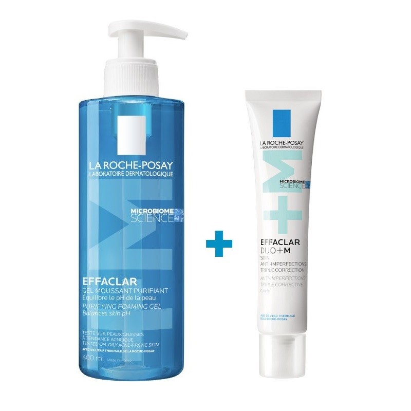 EFFACLAR Reinigendes Reinigungsgel +M (400ml) + Effaclar Duo +M (40ml) EFFACLAR Reinigendes Reinigungsgel +M (400ml) + Effaclar Duo +M (40ml)