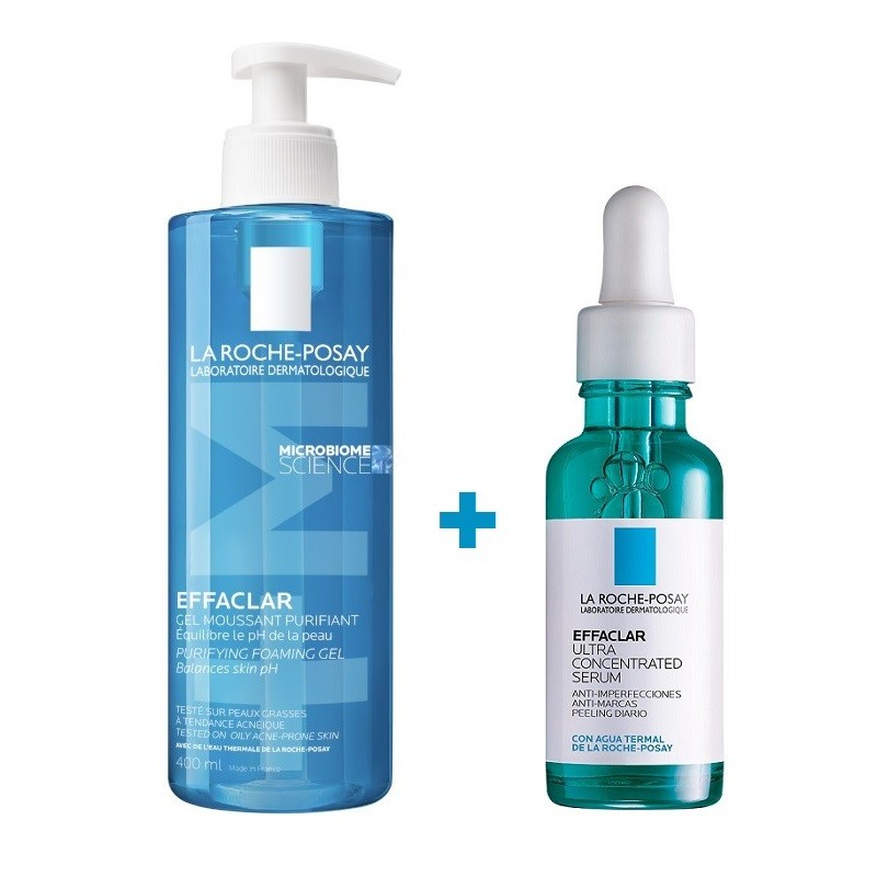 EFFACLAR Purifying Cleansing Gel (+M) + Ultra Concentrated Serum