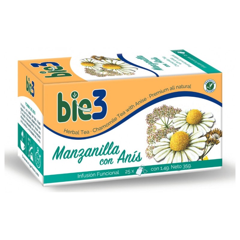 Bie3 Manzanilla con Anís 25 filtros