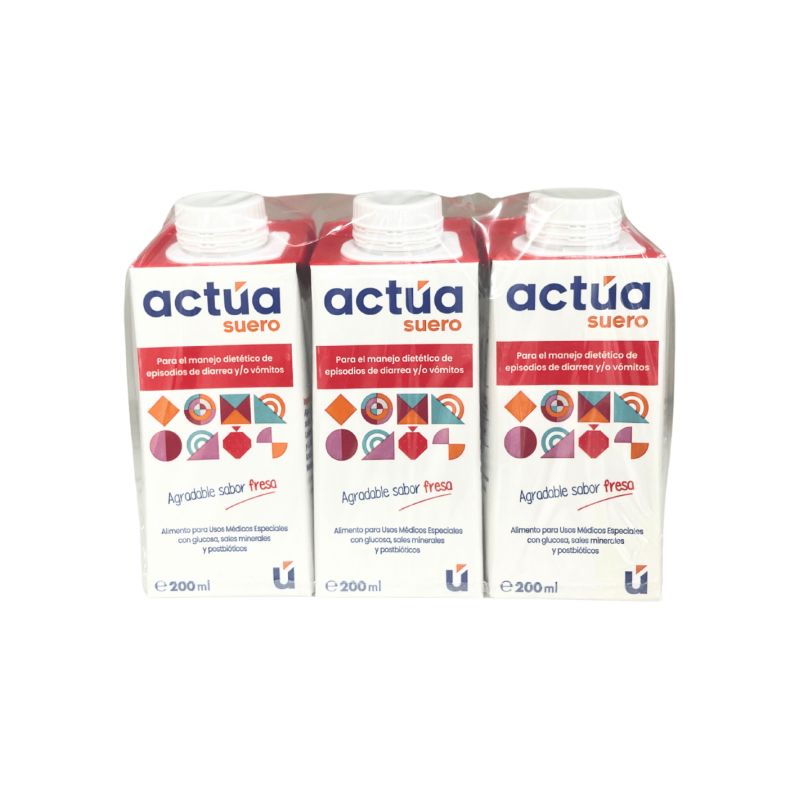 Actua Siero Orale Gusto Fragola 3x200 ml