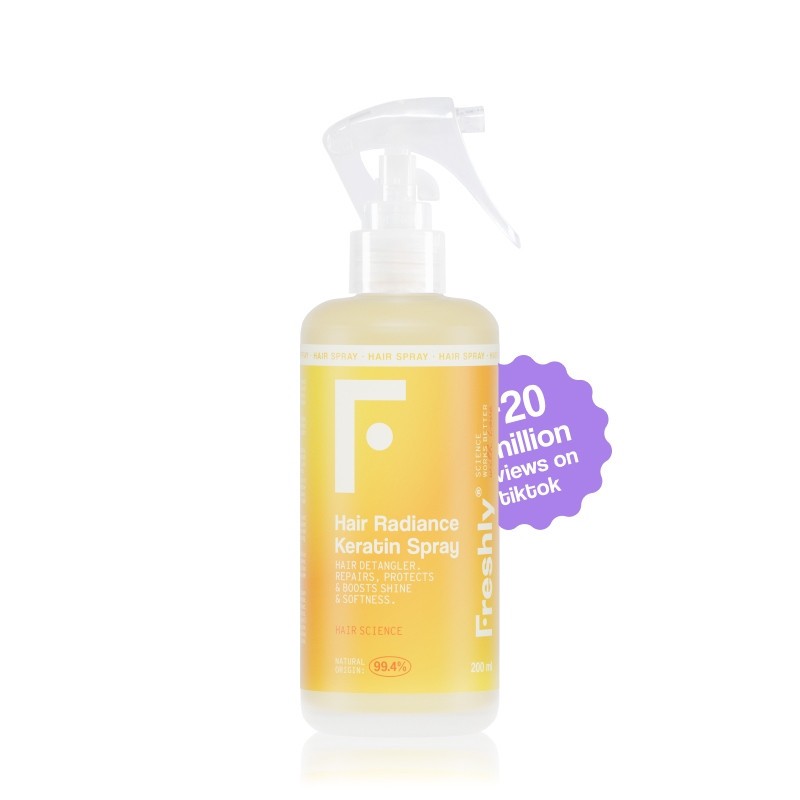 Freshly Cosmetics Spray Alla Cheratina Per Capelli Radiante WOW Formato 200ml Freshly Cosmetics Spray Alla Cheratina Per Capelli Radiante WOW Formato 200ml