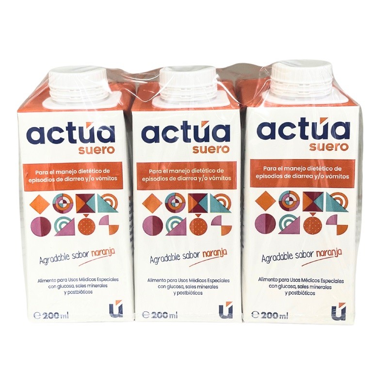 Actua Siero Orale Gusto Arancia 3x200 ml
